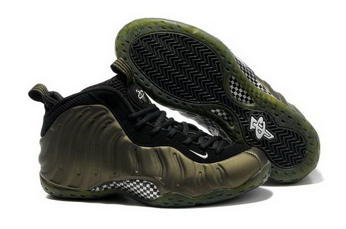 Mens Nike Air Foamposite One Army Green Black Coupon